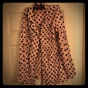 Victoria Secret polka dot pajamas size Medium long